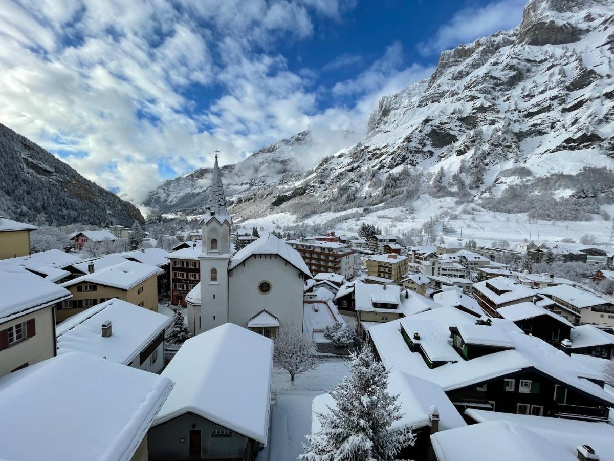 Hotel Restaurant Escher Leukerbad Exteriér fotografie